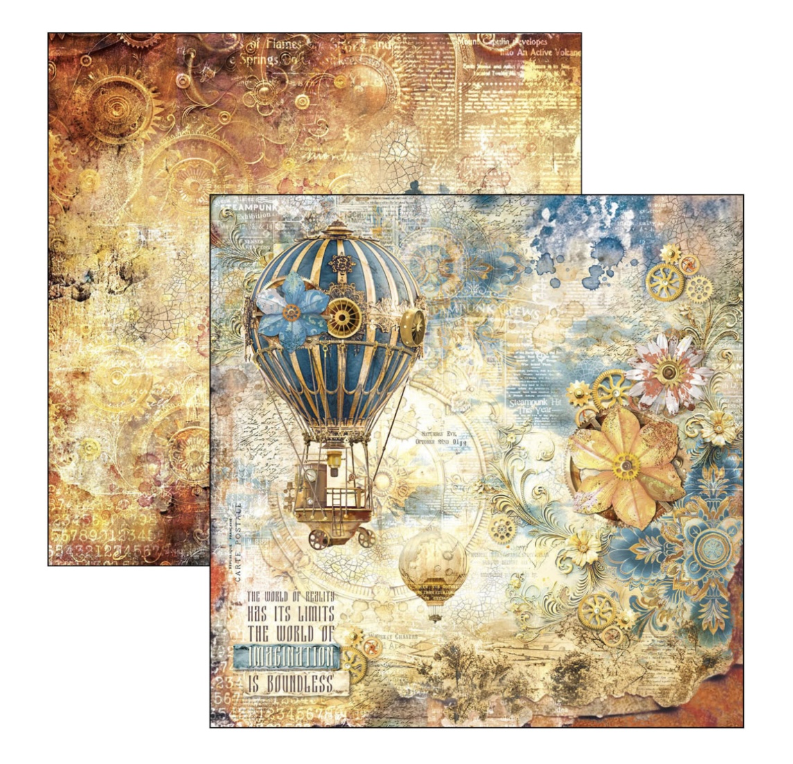 Ciao Bella Esprit de Voyage - Paperpad 12"X12" - 6