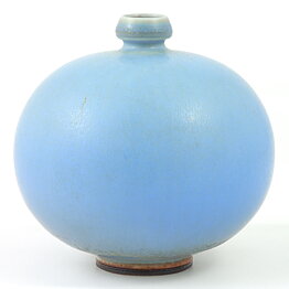 Berndt Friberg (1965) Unique Blue Haresfur Vase 9 cm