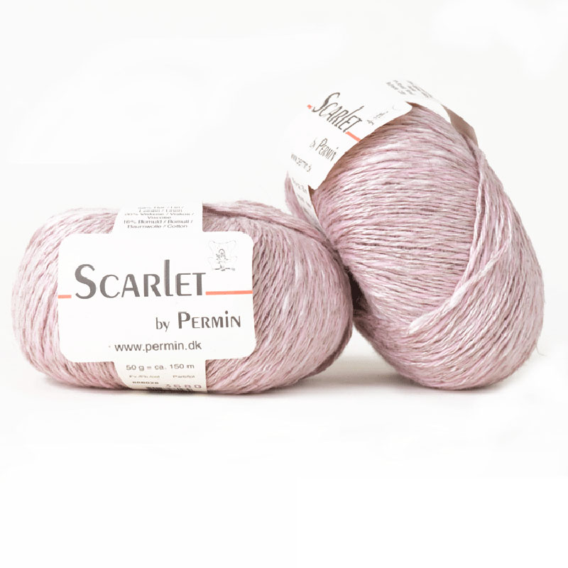 Blekrosa Scarlet by Permin 28