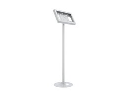 M Pro Series - Single Pole Floorbase QBR13 White