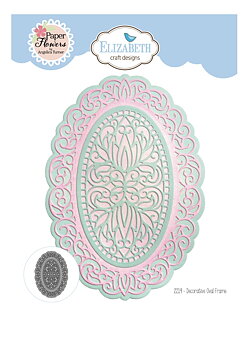 Elizabeth Crafts Spring Awakening Dies Decorative Oval Frame