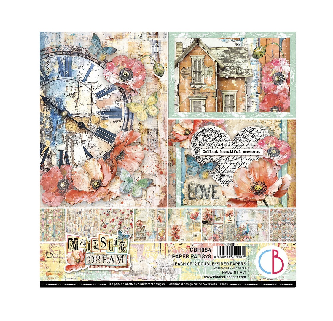 Ciao Bella Majestic Dream - Paperpad 8"X8"  12/pkg 