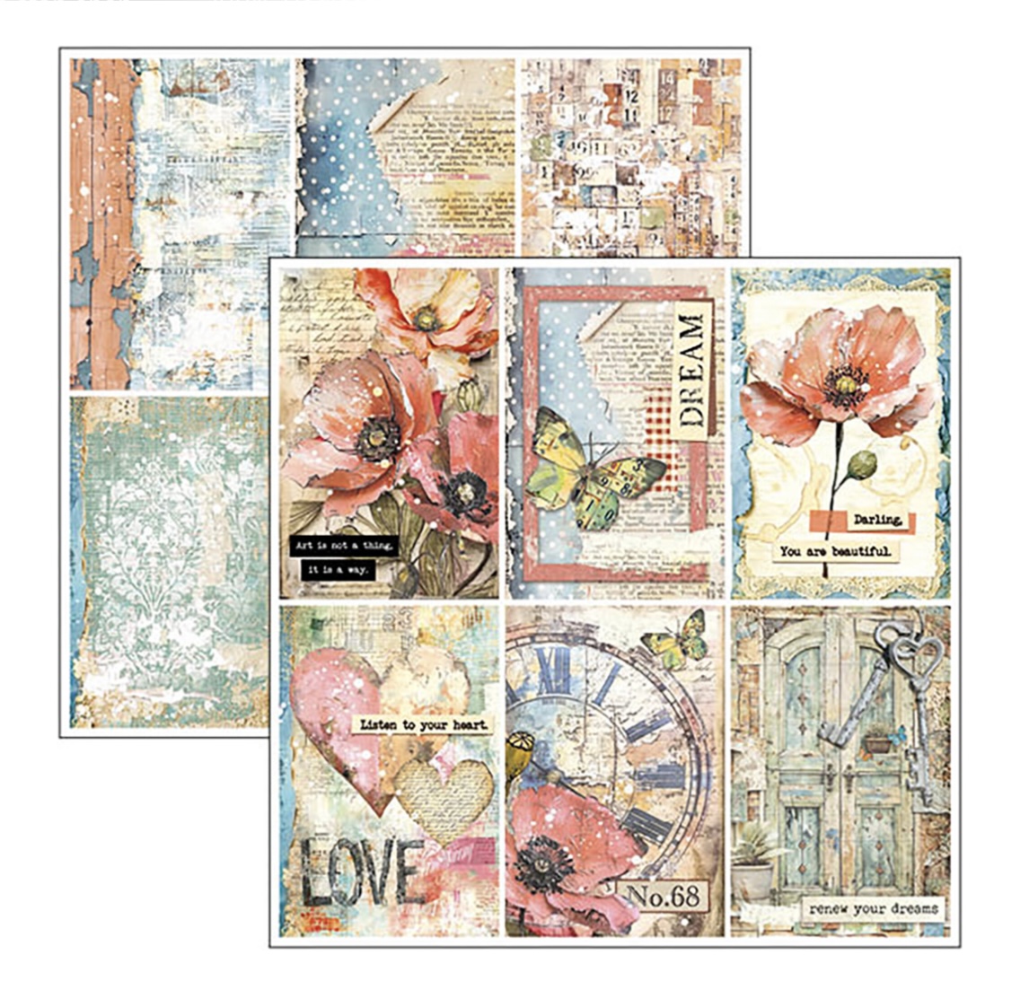 Ciao Bella Majestic Dream - Paperpad 8"X8"  12/pkg  - 7