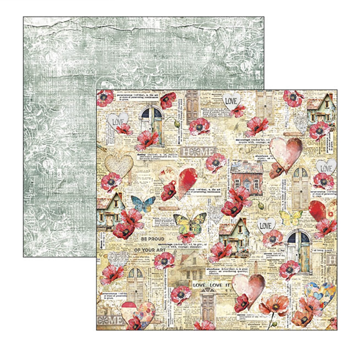 Ciao Bella Majestic Dream - Paperpad 8"X8"  12/pkg  - 4