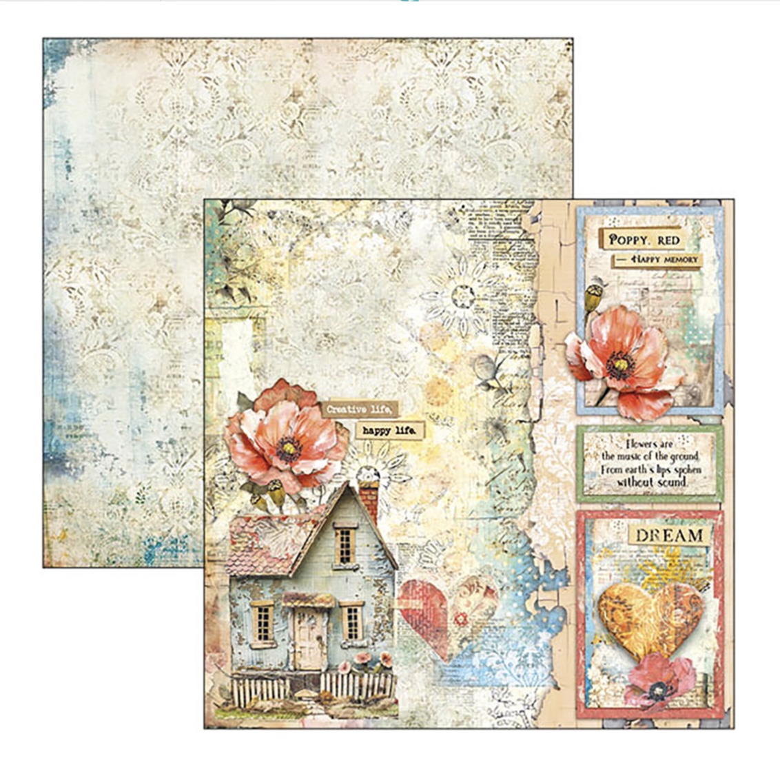 Ciao Bella Majestic Dream - Paperpad 8"X8"  12/pkg  - 3