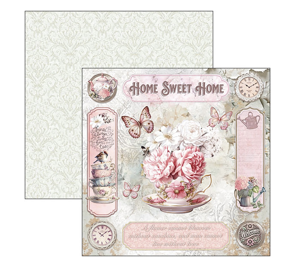Ciao Bella Timeless Moments - Paperpad 8"X8"  12/pkg  - 10
