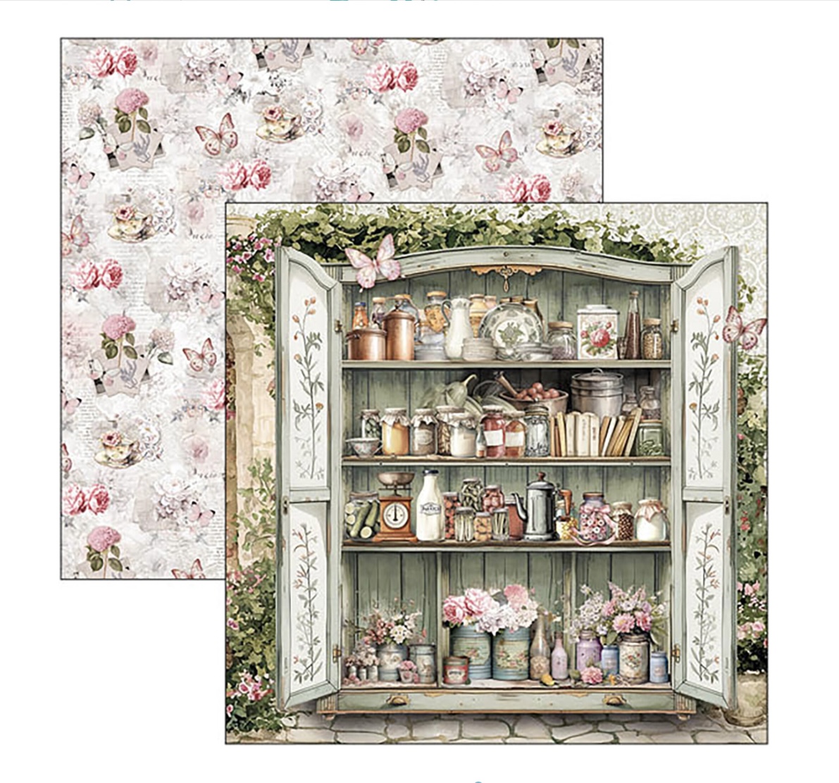 Ciao Bella Timeless Moments - Paperpad 8"X8"  12/pkg  - 9