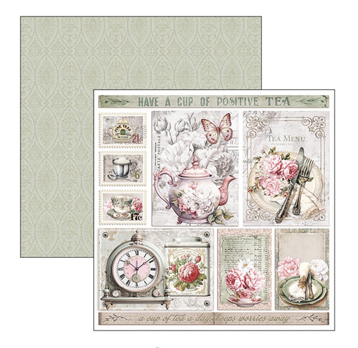 Ciao Bella Timeless Moments - Paperpad 8"X8"  12/pkg  - 3