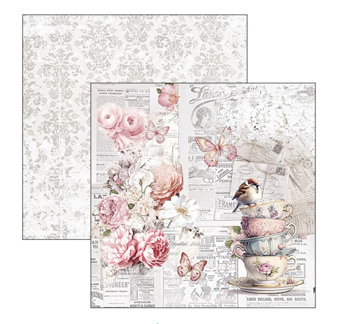 Ciao Bella Timeless Moments - Paperpad 8"X8"  12/pkg  - 4