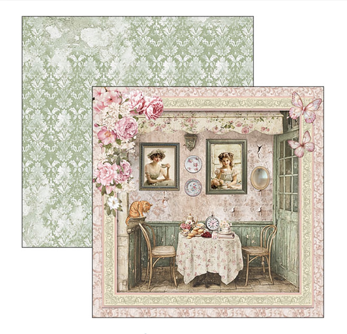Ciao Bella Timeless Moments - Paperpad 8"X8"  12/pkg  - 2