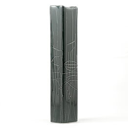 Karl Heinz Schultz-Köln (Arabia 1955) Modern Green Vase 27 cm