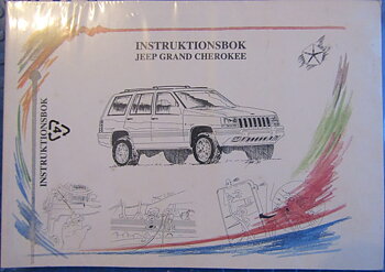 1995 Jeep Grand Cherokee Instruktionsbok svensk