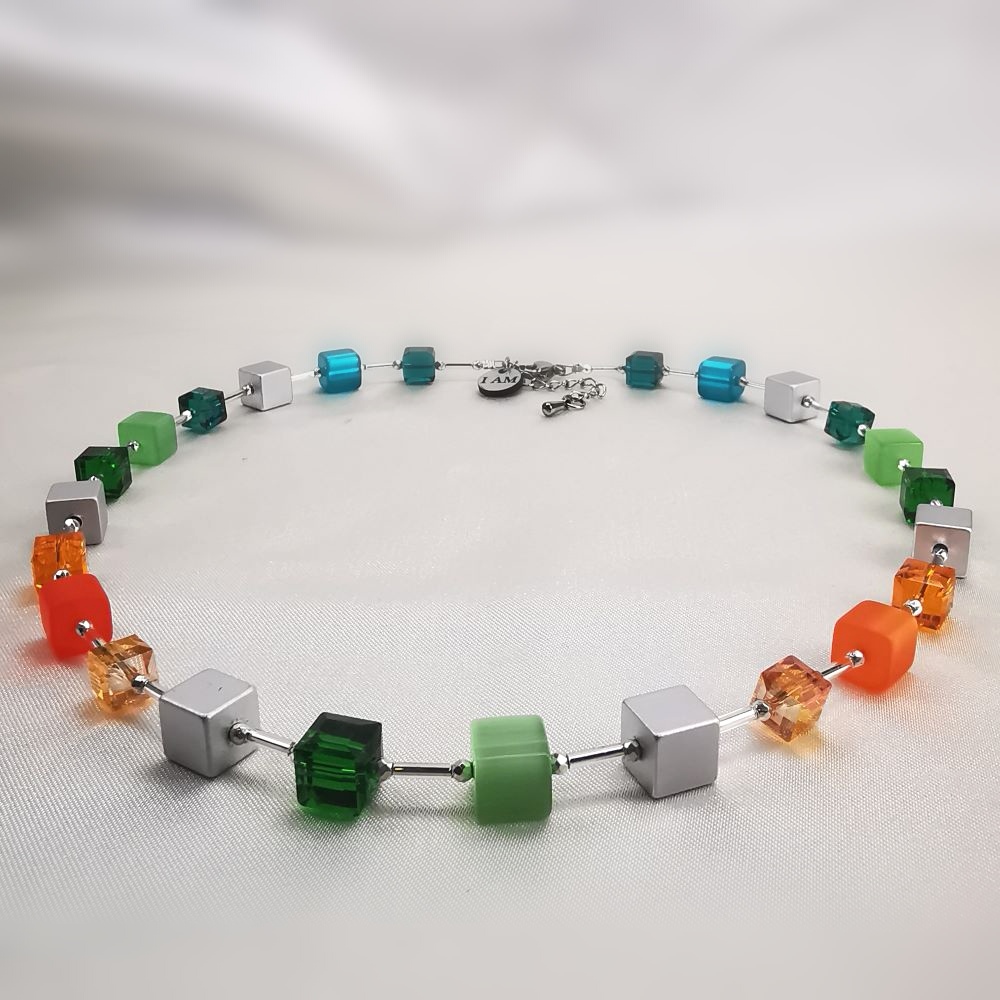 IAMLUND Allure Vivid halsband stål