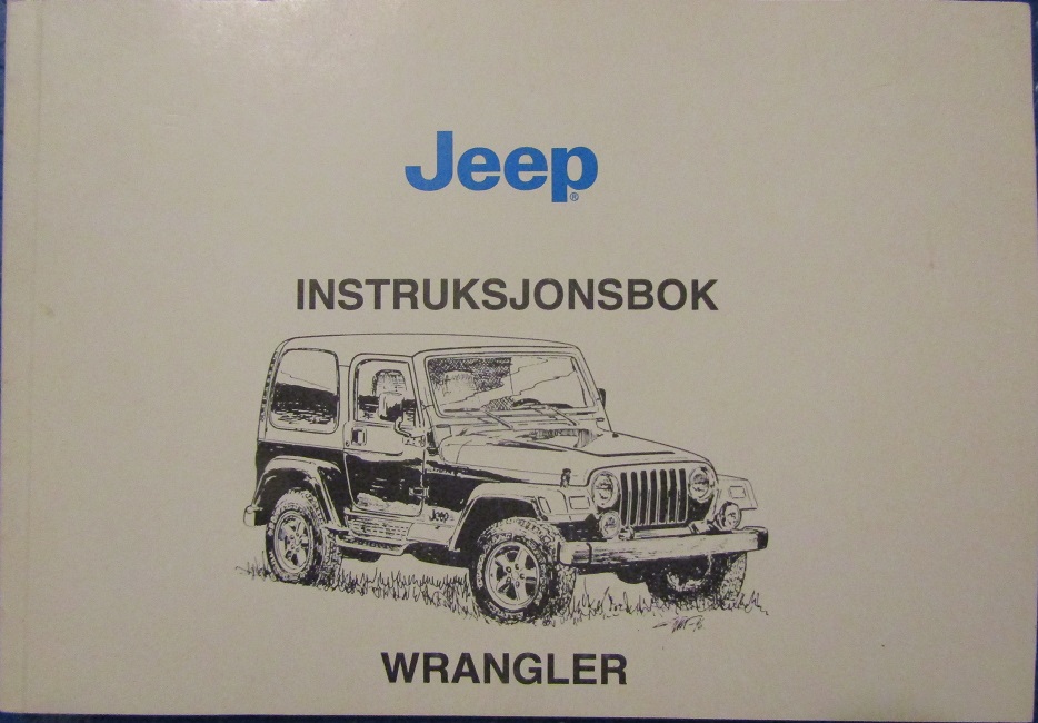 1998 Jeep Wrangler Instruktionsbok svensk/norsk