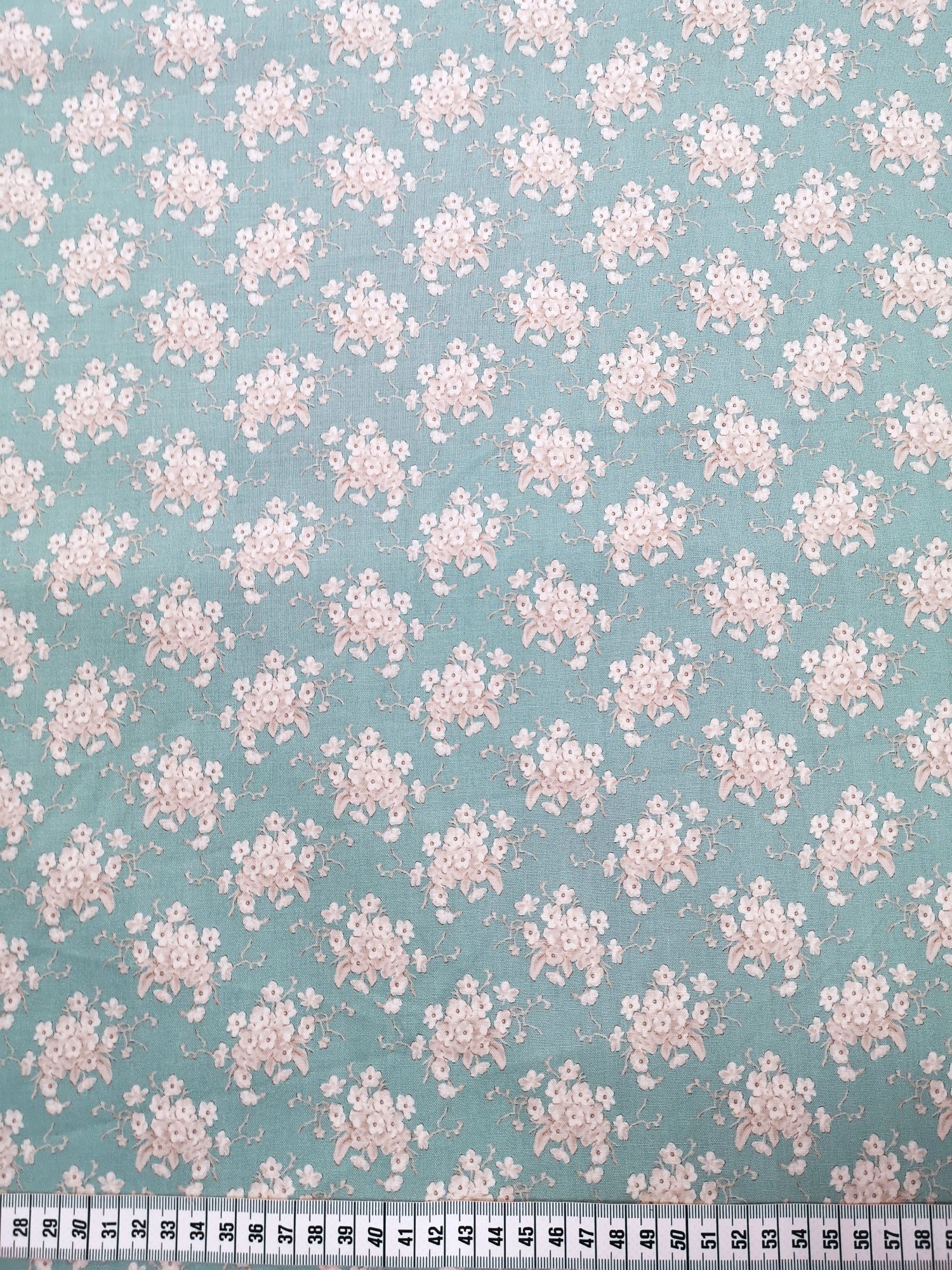 Tilda, Sunday Brunch Collection -  White Flower Teal