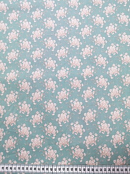 Tilda, Sunday Brunch Collection -  White Flower Teal
