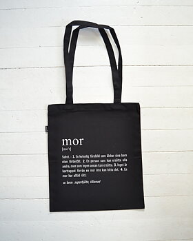 Tygpåse EKO (svart) - Mor Ordförklaring