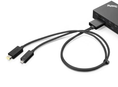 Lenovo ThinkPad Thunderbolt 3 WorkStation Dock Split Cable