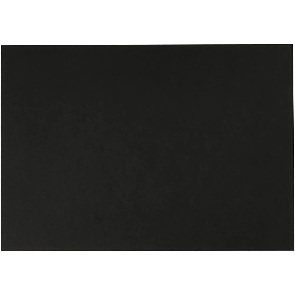 Akvarellpapper -Svart 10 Ark,  A4, 230 g - 2