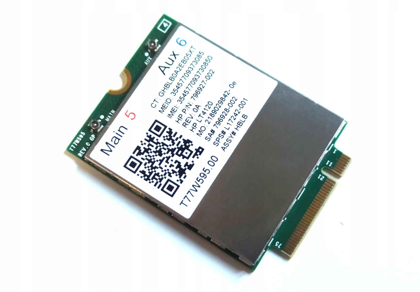 HP WWAN LT4120 Snapdragon X5 LTE 4G Modem L17242-001 796927-002 796928-002