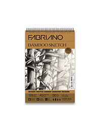 Bamboo Spiralblock A3, 30 blad, 105 g/m²