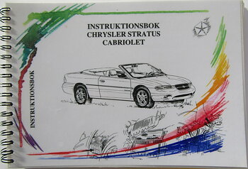 1996-1997 Chrysler Stratus Cabriolet Instruktionsbok svensk