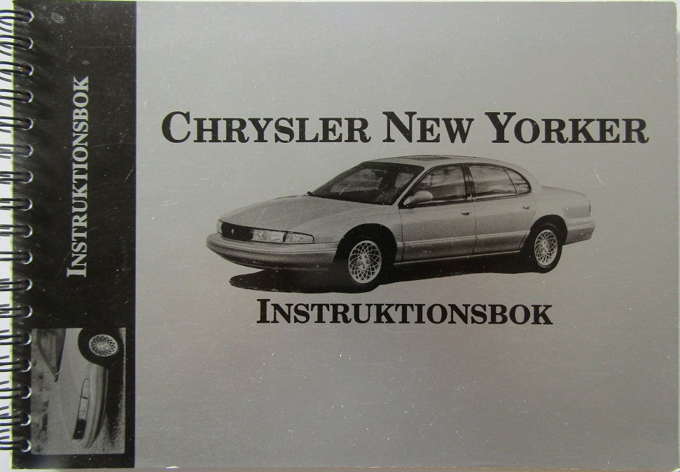 1995-1996 Chrysler New Yorker Instruktionsbok svensk