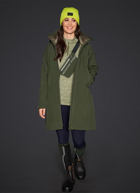 Mountain Horse Stella Softshell Parka - Green - Waterproof