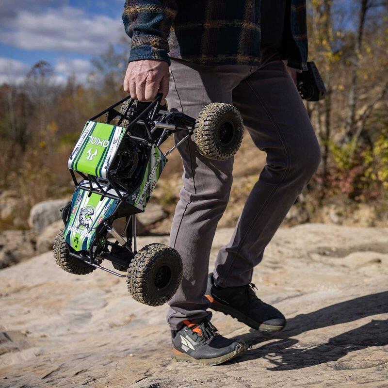 Axial 1/8 AXP8 Gilamon 2.2 4X4 RTR Brushed Trail Buggy, Green - 5