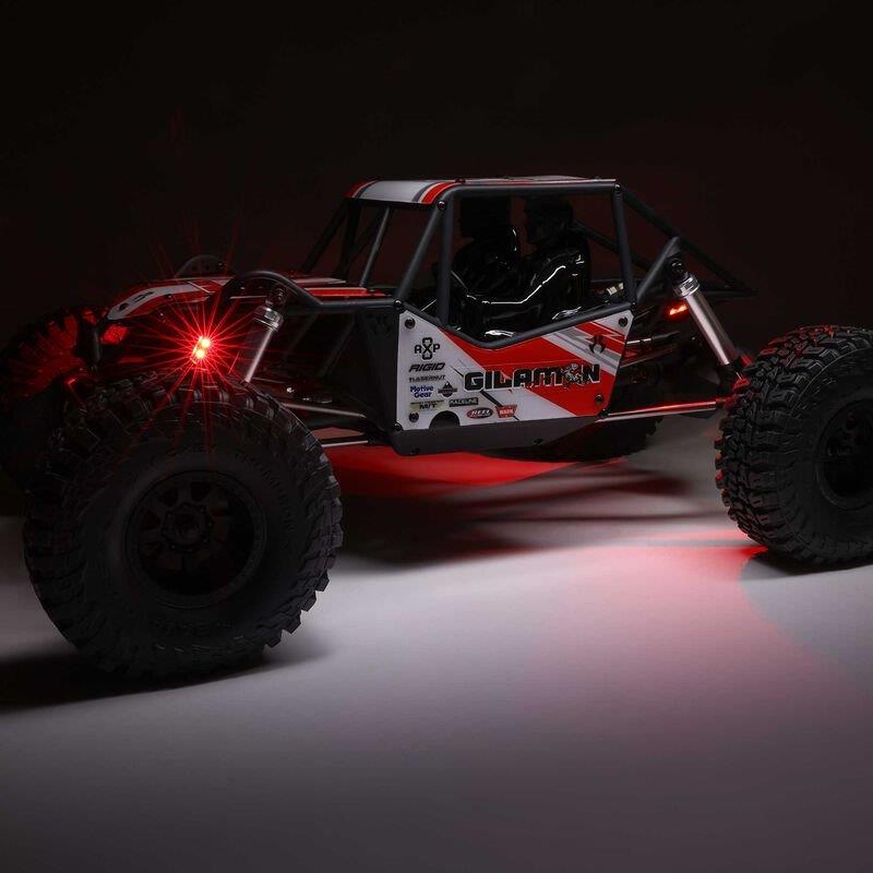 Axial 1/8 AXP8 Gilamon 2.2 4X4 RTR Brushed Trail Buggy, Red - 19