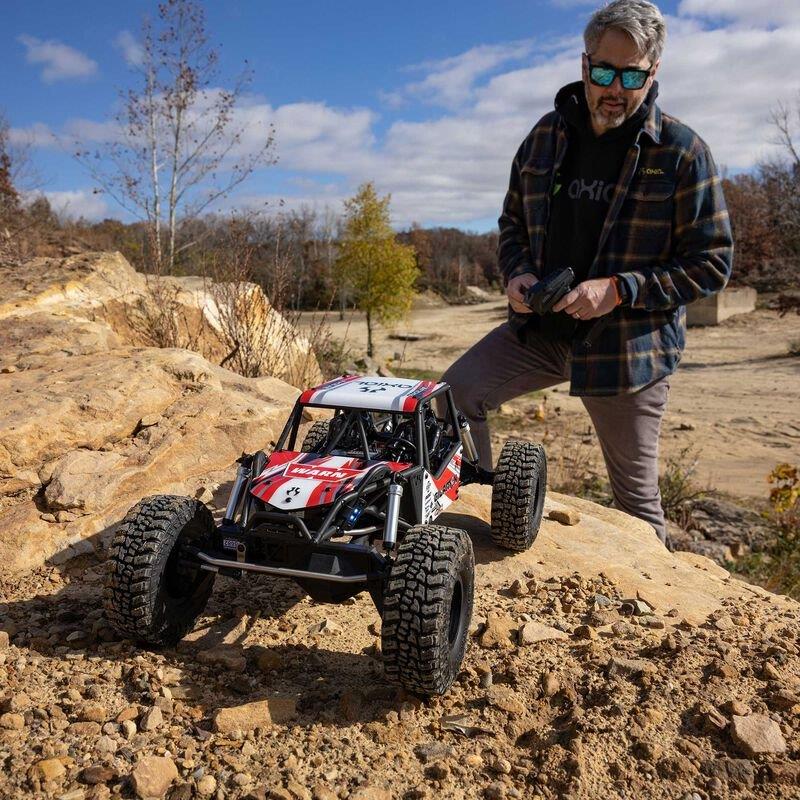 Axial 1/8 AXP8 Gilamon 2.2 4X4 RTR Brushed Trail Buggy, Red - 5