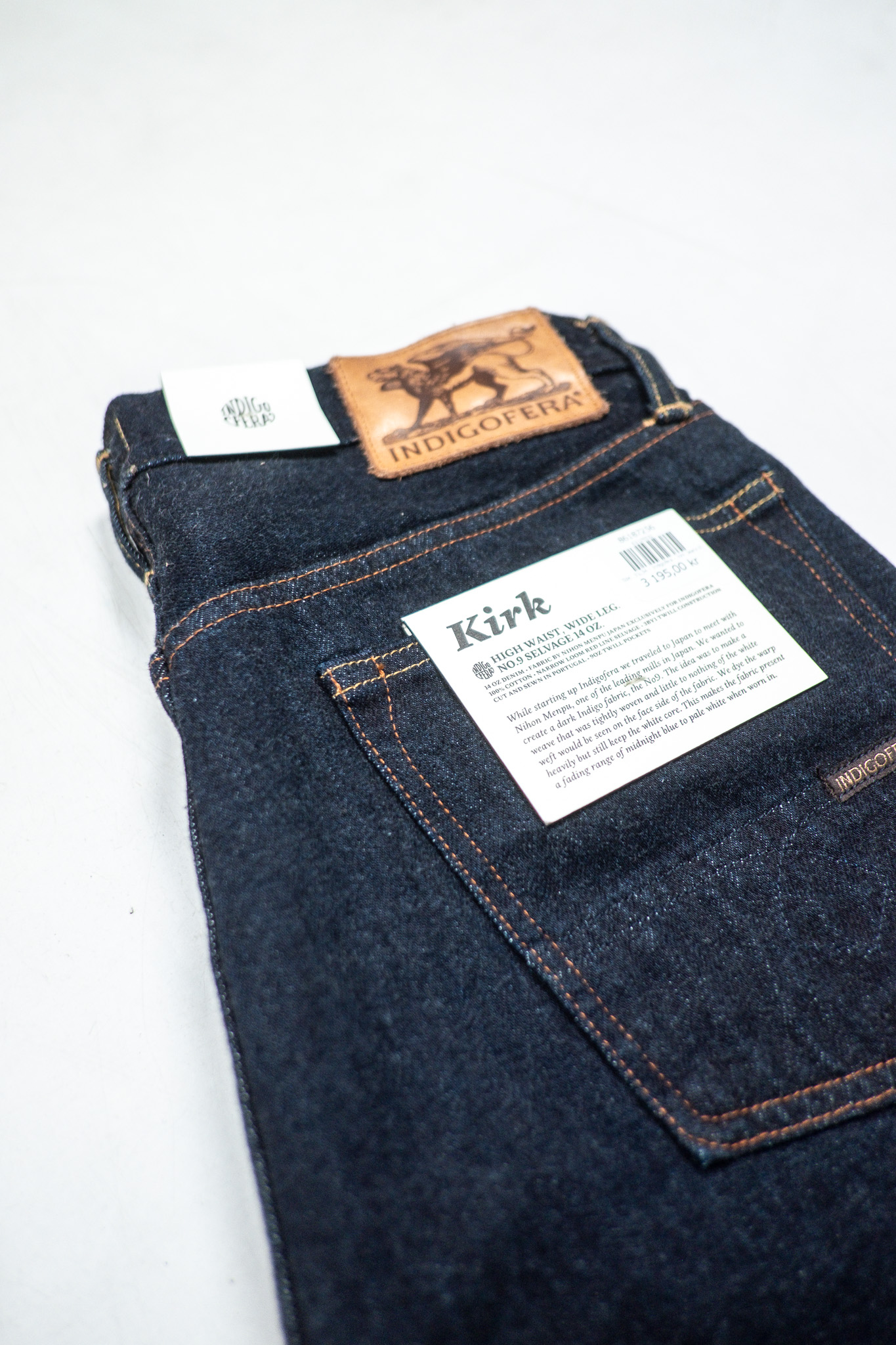 Indigofera - Kirk Jeans Rinsed No.9 14oz - 3