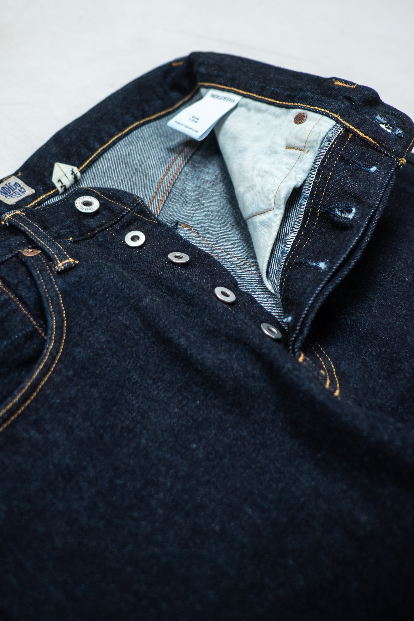Indigofera - Kirk Jeans Rinsed No.9 14oz - 7