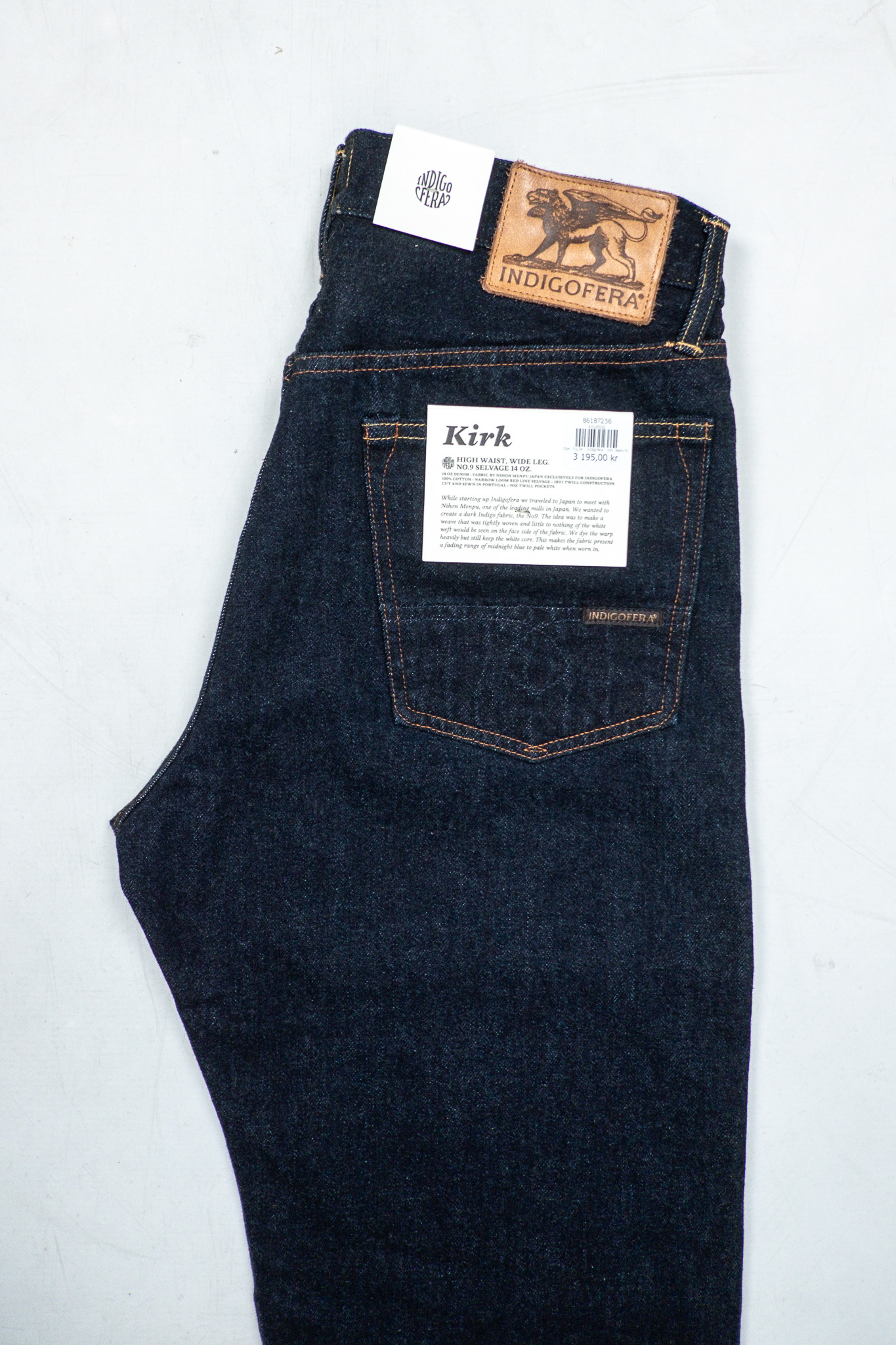 Indigofera - Kirk Jeans Rinsed No.9 14oz - 2