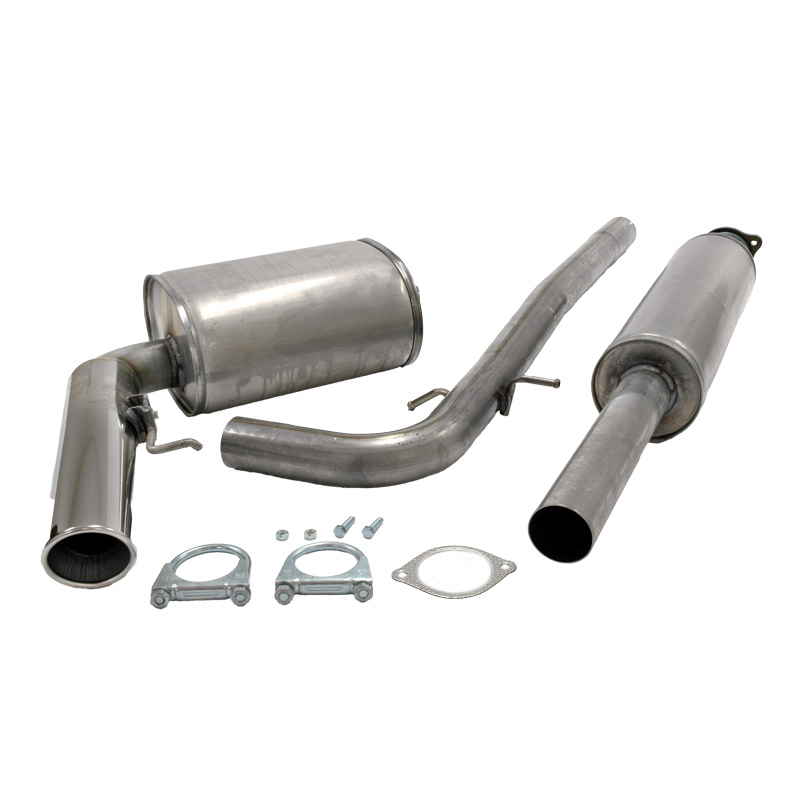 2,5" Sport exhaust cat back Stainless