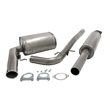 2,5" Sport exhaust cat back Stainless