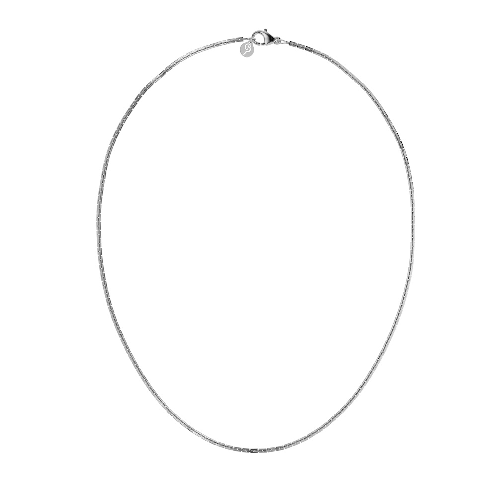 Edblad Square Link halsband silver