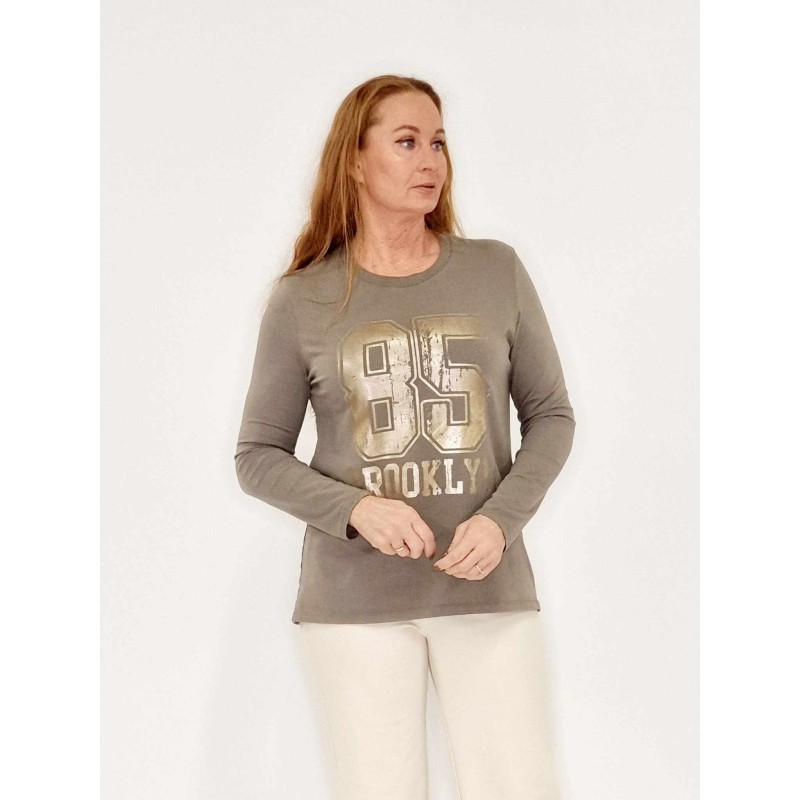 T-Shirt Långärmad / Beige 