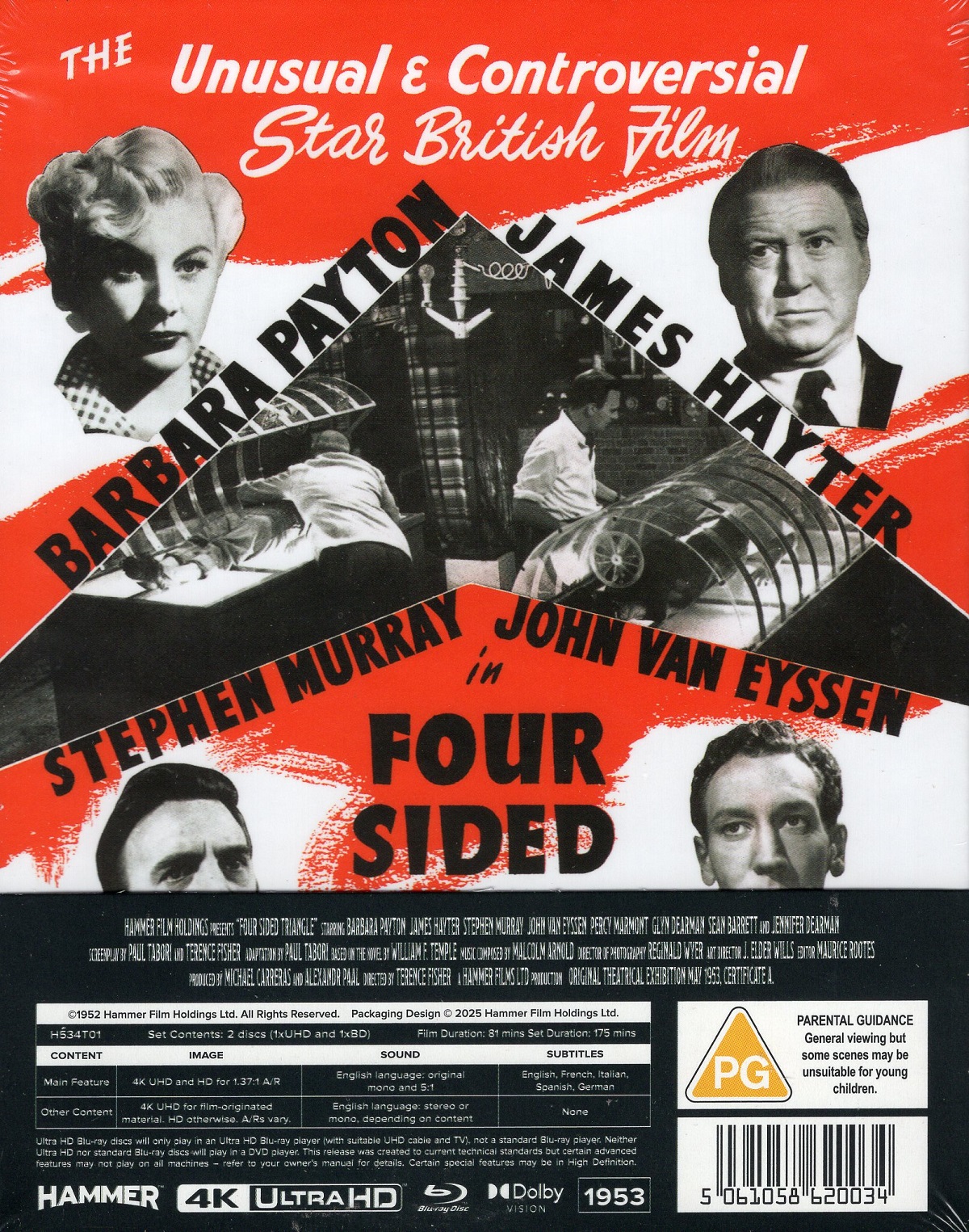 Four Sided Triangle (Limited Collector's Edition) (ej svensk text) (4K Ultra HD + Blu-Ray) - 2