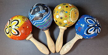 Maracas, Färgglad 