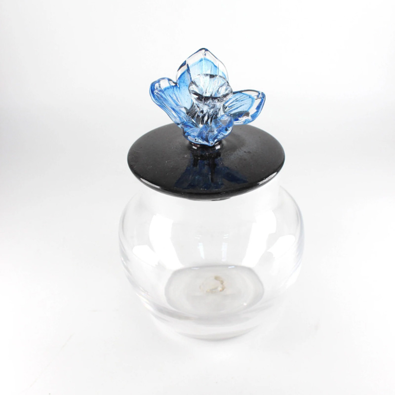 Majolica Blue - Ungdomsinspirert krukke med lokk