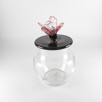 Majolica Pink - Ungdomsinspirert krukke med lokk