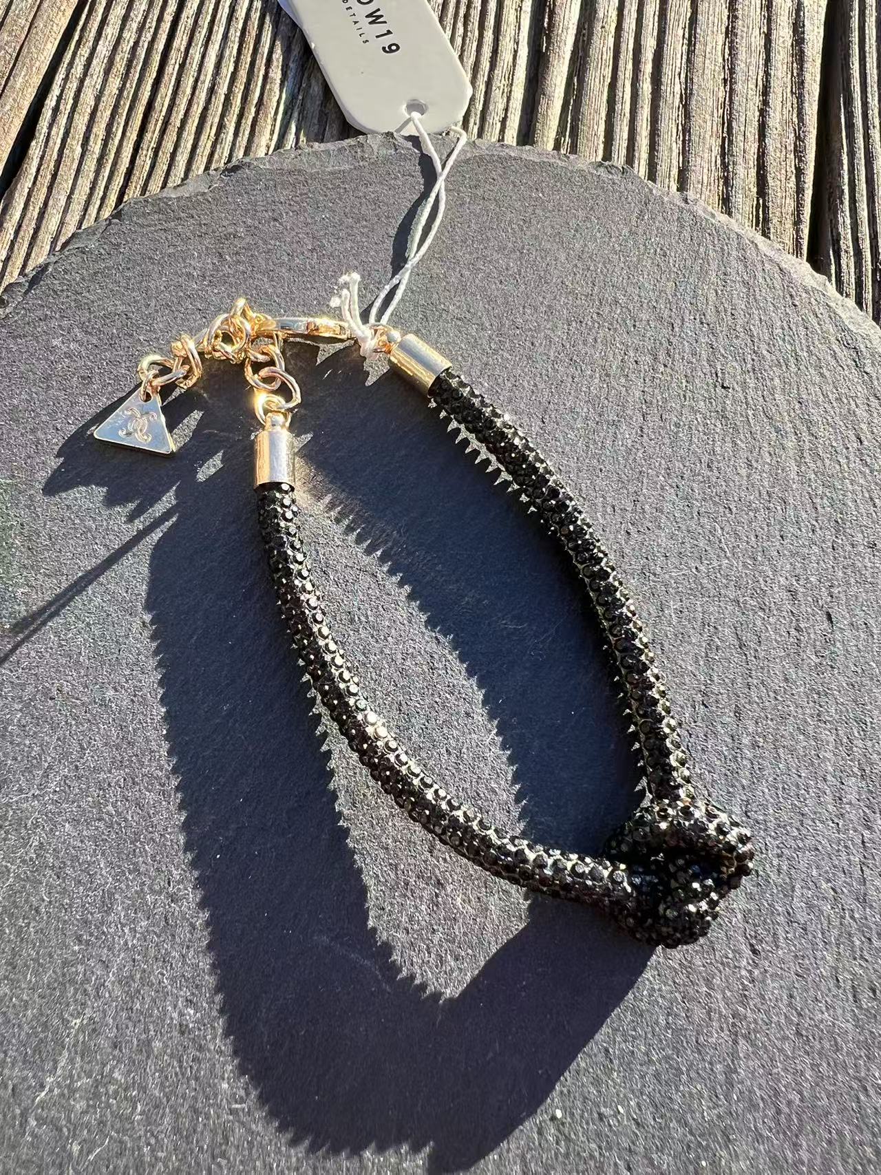 BOW19 Carrie Thin Bracelet Black - 2