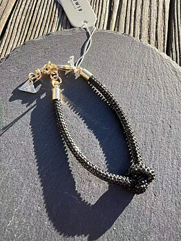 BOW19 Carrie Thin Bracelet Black