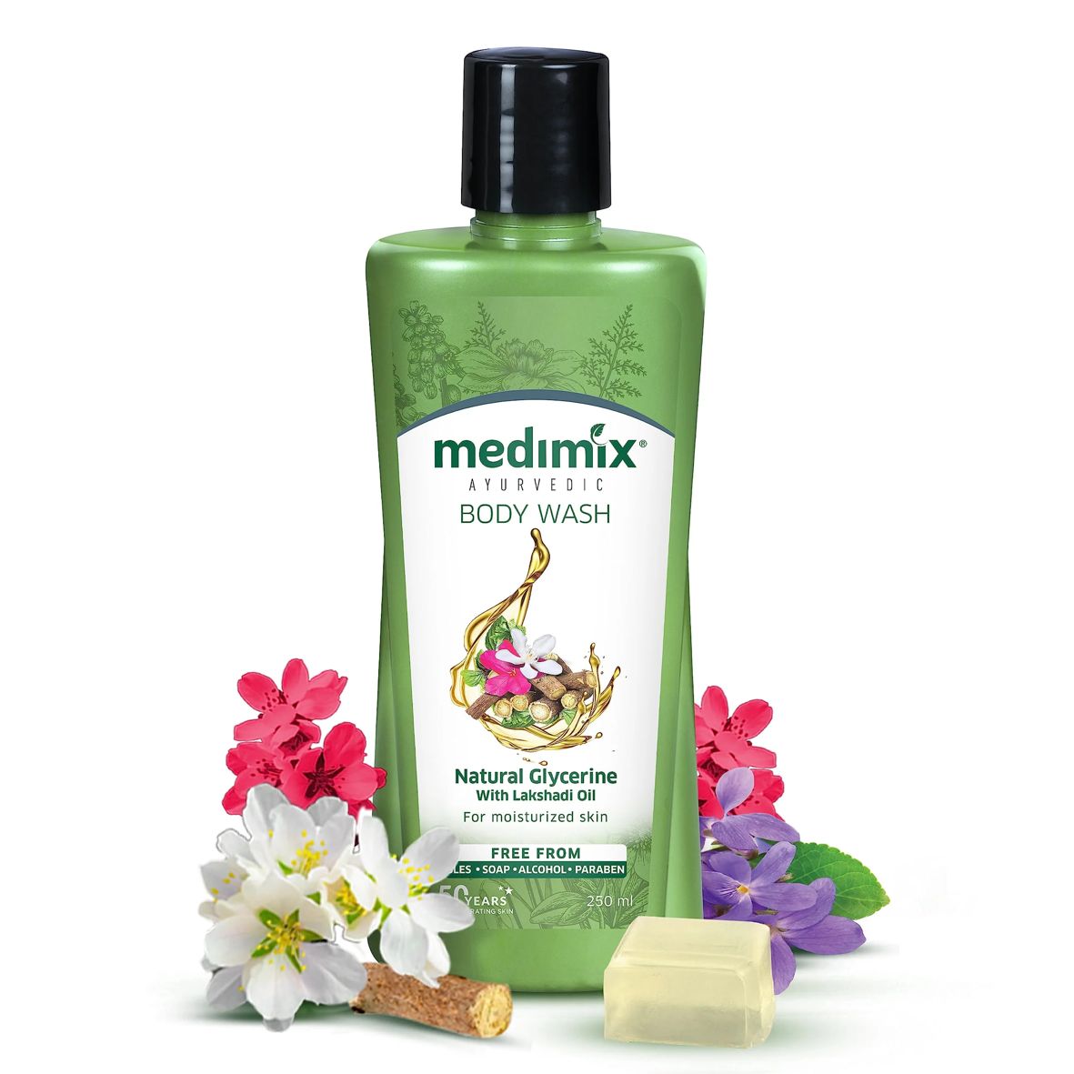 Medimix Bodywash Moisturising Lakshadi Oil flytande tvål 250 ml