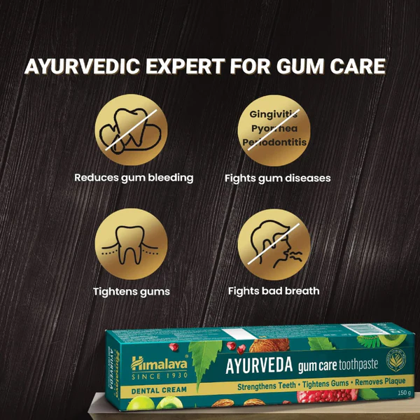 Himalaya Ayurveda Gum Care tandkräm med naturligt fluor 150 g - 4