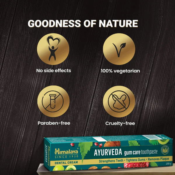 Himalaya Ayurveda Gum Care tandkräm med naturligt fluor 150 g - 5