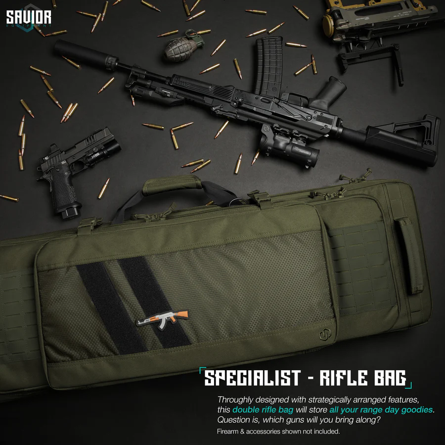 Savior Equipment Specialist 42" Double Rifle Case - OD Green 2