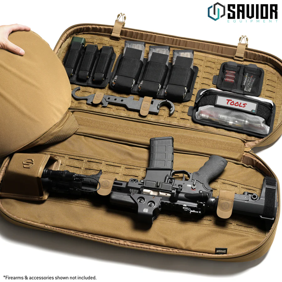 Savior Equipment Specialist Covert 34" Single Rifle Case - FDE 2