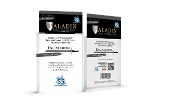 Paladin Sleeves - Excalibur Premium Standard 63,5x88mm (55 Sleeves)